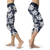 Sugar Skull Cats Capris