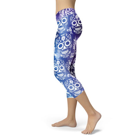 Blue and Purple Sugar Capris
