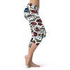 Colorful Sugar Skull Capris