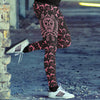 Pink Gun and Skull Leggings