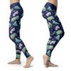 Hippie Vans, Cars and Bicycles with Surf Board Leggings