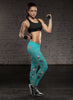 Cute Cat Face Blue Leggings