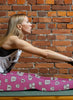 Cute Cat Faces Pink Leggings