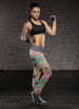 Cat Emoji Faces Colorful Leggings