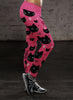 Cute Black Cat with Pink Leggings