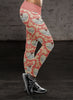 Wonder Inspired Cat Leggings Red