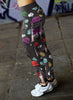 Pug Puppy with Paws Leggings